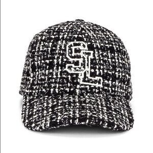 Saint Laurent Tweed hat